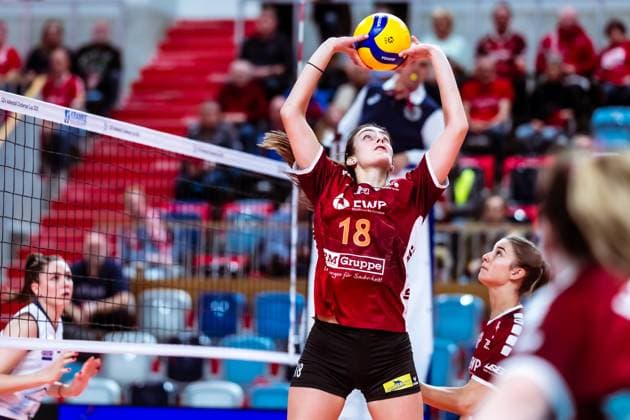 CEV Challenge Cup SC Potsdam - ZOK UB; 06.11.2024 CEV Challenge Cup SC Potsdam - ZOK UB Copyright: xBEAUTIFULxSPORTS NicolxMarschallx
