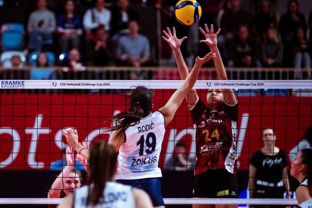 CEV Challenge Cup SC Potsdam - ZOK UB; 06.11.2024 CEV Challenge Cup SC Potsdam - ZOK UB Copyright: xBEAUTIFULxSPORTS NicolxMarschallx