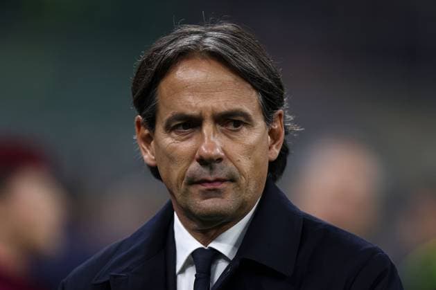 Inter Milan manager Simone Inzaghi prior to kick-off Inter Milan v Arsenal, UEFA Champions League, Group Stage, Football, San Siro Stadium, Milan, Italy - 06 Nov 2024 EDITORIAL USE ONLY No use with unauthorised audio, video, data, fixture lists, club league logos or live services. Online in-match use limited to 120 images, no video emulation. No use in betting, games or single club league player publications.  Copyright: xMarcoxCanienero Shutterstockx 14863816e