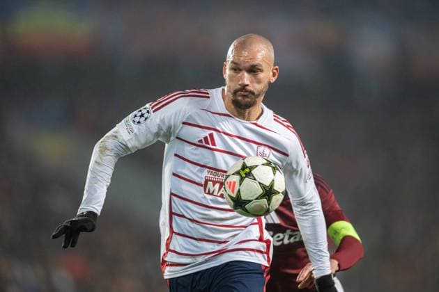 Ludovic Ajorque follows the ball during UEFA Champions league match, AC Sparta Prague - Stade Brest , 06. november 2024, Epet Arena, Prague, Czech republic Copyright: xMICHALxFAJT,ZOSPORTU.SKx DSC_5530