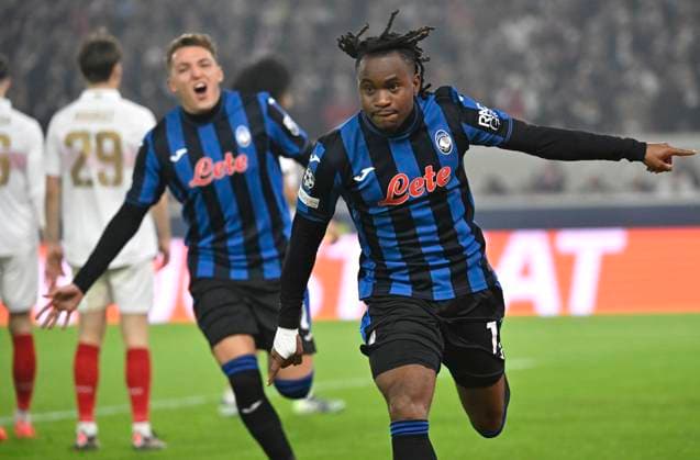 TOR zum 0:1 Ademola Lookman Atalanta BC Bergamo (11) Torjubel Mateo Retegui Atalanta BC Bergamo (32) Champions League VfB Stuttgart vs Atalanta BC Bergamo 05.11.2024 DFL REGULATIONS PROHIBIT ANY USE OF PHOTOGRAPHS AS IMAGE SEQUENCES AND OR QUASI-VIDEO Champions League VfB Stuttgart vs Atalanta BC Bergamo