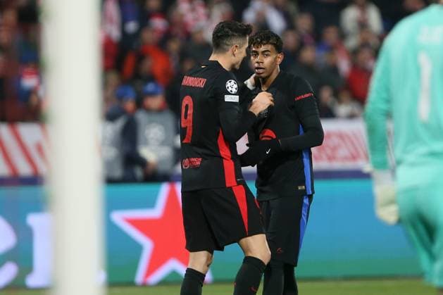 Sport Bilder des Tages CRVENA ZVEZDA vs BARCELONA LAMINE YAMAL Barcelona football player at the UEFA Champions League match against Red Star at the Rajko Mitic stadium, Belgrade 06.11.2024.Ivica Veselinov MN PRESS Photo FOOTBALL, FOOTBALL, UEFA CHAMPIONS LEAGUE, LIGA CHAMPIONA, RED STAR, RED STAR, BARCELONA Belgrade Stadion Rajko Mitic Serbia Copyright: xIvicaxVeselinovx xMNxPressx