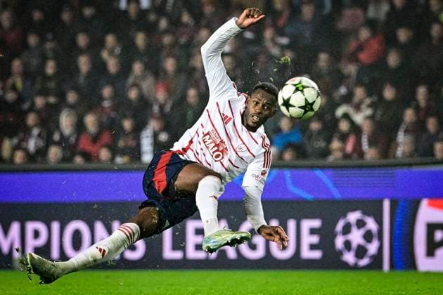 Edimilson Fernandes of Brest inaction during the Football Champions League 4th round match Sparta Prague vs Stade Brestois in Prague, Czech Republic, November 6, 2024. (CTKxPhoto VitxSimanek) CTKPhotoP2024110613538  CTKPhotoP2024110613538