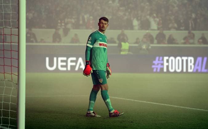 06.11.24 VfB Stuttgart - Atalanta Bergamo Deutschland, Stuttgart, 06.11.2024, Fussball, UEFA Champions League, VfB Stuttgart - Atalanta Bergamo: Alexander Nübel (VfB Stuttgart).