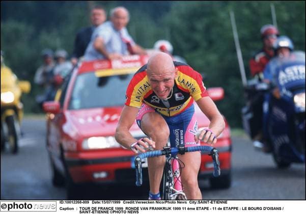TOUR DE FRANCE 1999 RONDE VAN FRANKRIJK 1999 11 ème ETAPE - 11 de ETAPPE : LE BOURG D OISANS SAINT-ETIENNE PHOTO NEWS SAINT-ETIENNE  Copyright: xVereeckenxNicox S18331.JPG LUDO DIERCKXSENS