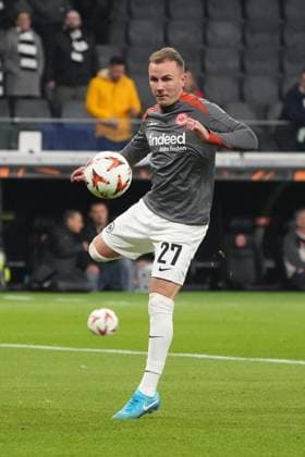 Mario Götze (Eintracht Frankfurt, 27) - Frankfurt 07.11.2024: Eintracht Frankfurt vs. Slavia Prag, Deutsche Bank Park, UEFA Europa League, 4. Spiel