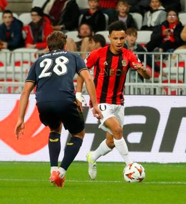 football ogcnice fc twente PHOTOPQR NICE MATIN Frantz Bouton ; Nice ; 07 11 2024 ; football ogcnice fc twente phase de ligue J4 Nice France  Copyright: xPHOTOPQR NICExMATIN MAXPPPxFrantzxBoutonx 20241107NIM4614 20241107NIM4614