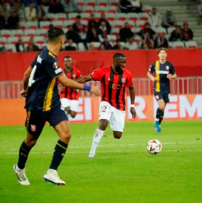 football ogcnice fc twente PHOTOPQR NICE MATIN Frantz Bouton ; Nice ; 07 11 2024 ; football ogcnice fc twente phase de ligue J4 Nice France  Copyright: xPHOTOPQR NICExMATIN MAXPPPxFrantzxBoutonx 20241107NIM4677 20241107NIM4677