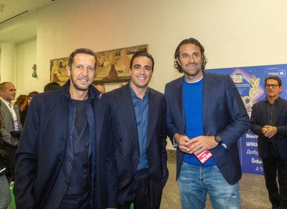 Massimo Ambrosini Alessandro Matri Luca Toni allo Movies &amp; Tv 2024 , proiezione di Campioni del Made in Italy a Palazzo Lombardia - Milano, Italia - Gioved& xec;, 7 Novembre 2024 (foto Stefano Porta LaPresse) Sport Movies &amp; Tv 2024 , screening of Champions of Made in Italy at Palazzo Lombardia - Milan, Italy - Thursday, 7 November 2024 (photo Stefano Porta LaPresse)  Copyright: xStefanoxPortax LaPressex