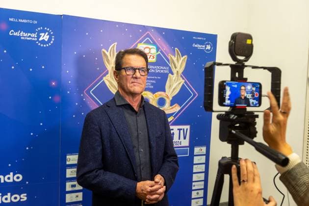Fabio Capello allo Movies &amp; Tv 2024 , proiezione di Campioni del Made in Italy a Palazzo Lombardia - Milano, Italia - Gioved& xec;, 7 Novembre 2024 (foto Stefano Porta LaPresse) Sport Movies &amp; Tv 2024 , screening of Champions of Made in Italy at Palazzo Lombardia - Milan, Italy - Thursday, 7 November 2024 (photo Stefano Porta LaPresse)  Copyright: xStefanoxPortax LaPressex