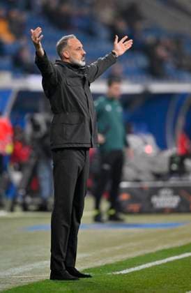 Trainer Coach Pellegrino Matarazzo TSG 1899 Hoffenheim am Spielfeldrand Gestik Geste TSG 1899 Hoffenheim vs Olympique Lyonnais Lyon 07.11.2024 DFL REGULATIONS PROHIBIT ANY USE OF PHOTOGRAPHS AS IMAGE SEQUENCES AND OR QUASI-VIDEO TSG 1899 Hoffenheim vs Olympique Lyonnais Lyon