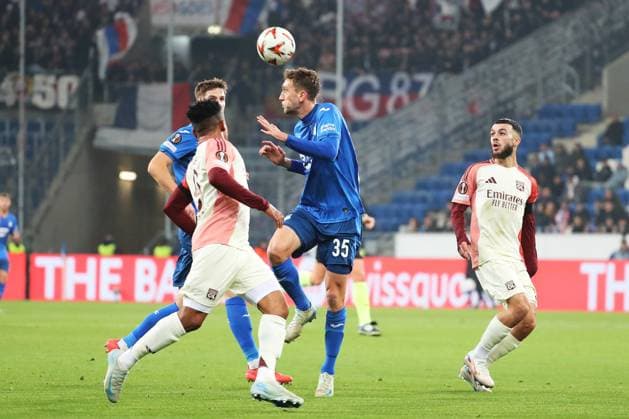 07.11.2024, xtvx, Fussball UEFA Europa League, TSG 1899 Hoffenheim - Olympique Lyon emspor, v.l. h35< Portrait (DFL DFB REGULATIONS PROHIBIT ANY USE OF PHOTOGRAPHS as IMAGE SEQUENCES and or QUASI-VIDEO) Sinsheim