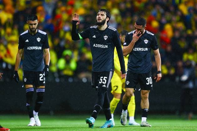 UEFA Europa League 2024 2025 Bodo Glimt Qarabag 1 2 Bodo 20241107 Qarabags Badavi Huseynov during the UEFA Europa League between Bodo Glimt and Qarabag at the Aspmyra stadium Photo Mats Torbergsen NTB Bodo Norway EDITORIAL USE ONLY RESTRICTED USE FOR BETTING COMPANIES  Copyright: xMatsxTorbergsenx xNTBx