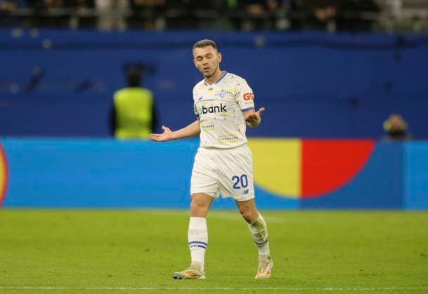 Foto: skeptische Miene bei ... Oleksandr Karavayev (Kiev) Fußball Europa League, Dynamo Kiew - TC Ferencvaros Budapest, Vorrunde, 4. Spieltag, Do. 07.11.2024 Volksparkstadion, Hamburg