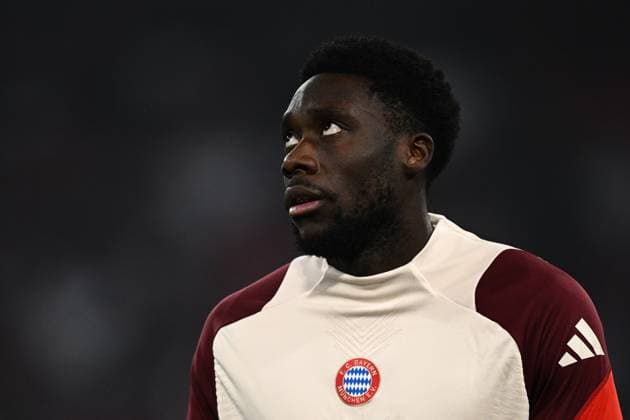 MUNICH, GERMANY - NOVEMBER 6: Alphonso Davies of FC Bayern Munich during the UEFA Champions League 2024 25 League Phase MD4 match between FC Bayern Munchen and SL Benfica at Football Arena Munich on November 6, 2024 in Munich, Germany. Photo by Sebastian Frej FC Bayern Munchen v SL Benfica - UEFA Champions League 2024 25 League Phase MD4 Copyright: xSebastianxFrejx