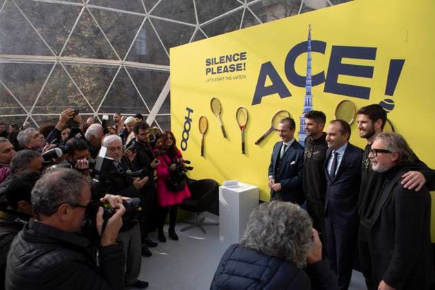 Inaugurazione di Casa Tennis e Casa Gusto alla presenza di Dario Gallina, Stefano Lo Russo, Mimmo Carretta, Simone Bolelli e Andrea Vavassori in Piazza Castello a Torino, Italia - Venerd& xec;, 8 Novembre 2024 - Cronaca - ( Foto Andrea Alfano LaPresse ) Casa Tennis and Casa Gusto at the presence of Dario Gallina, Stefano Lo Russo, Mimmo Carretta, Simone Bolelli and Andrea Vavassori in Piazza Castello. Turin, Italy - Friday, November 8, 2024 - News - ( Photo Andrea Alfano LaPresse ) Copyright: xAndreaxAlfano LaPressex