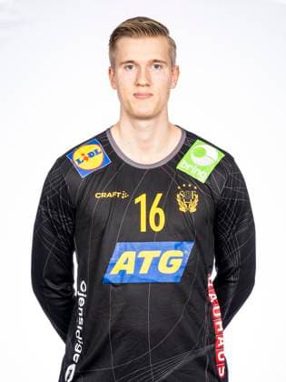 241108 Malvakt Tobias Thulin poserar för ett porträtt under en porträttfotografering med Sverige den 8 november 2024 i Linköping. Copyright: CHRISTOFFERxBORGxMATTISSON BB241108CB005