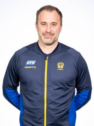 241108 Förbundskapten Michael Apelgren poserar för ett porträtt under en porträttfotografering med Sverige den 8 november 2024 i Linköping. Copyright: CHRISTOFFERxBORGxMATTISSON BB241108CB012