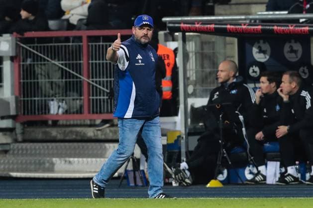 Trainer Steffen Baumgart (Hamburger SV) - 2. Fußball Bundesliga Saison 2024-2025 Eintracht Braunschweig vs. Hamburger SV im Eintracht Stadion in Braunschweig - Fußball,Mann,Männer,Deutschland,08.11.2024