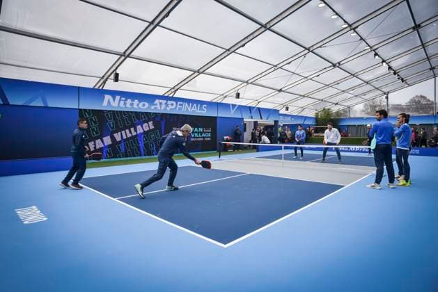 Inaugurazione del Fan Village per le Nitto ATP, Tennis Herren Finals 2024 presso il Pala Alpitour di Torino, Italia - Sabato 9 novembre 2024 - Matteo Secci LaPresse - Inauguration of the Fan Village for the Nitto ATP Finals 2024 at Pala Alpitour in Turin ,Italy - Saturday 9th November 2024 - Matteo Secci LaPresse  Copyright: xMatteoxSecci LaPressex