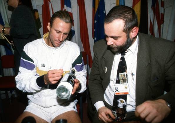 The 1993 Kremlin Cup was the last tournament in the professional career of the outstanding Swedish tennis player Björn Borg. In the first round, 37-year-old Borg lost to the second seeded Russian Alexander Volkov in a tough fight with a score of 6:4, 3:6, 6:7 (7:9). After this victory, Volkov did not go out for the second round match. 