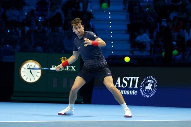 TENNIS - Internazionali di Tennis - 2024 ATP, Tennis Herren Nitto Finals training Caper Ruud (Norway) during 2024 ATP Nitto Finals training, International Tennis match in Turin, Italy, November 09 2024 Turin Italy  Copyright: xIPAxSport ABACAx