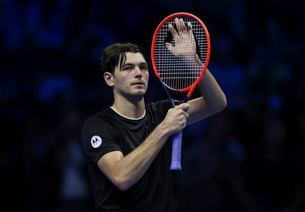Taylor Fritz of USA celebrates Nitto ATP, Tennis Herren Finals, Tennis, Inalpi Arena, Turin, Italy 10 Nov 2024  Copyright: xEllaxLing Shutterstockx 14886924b