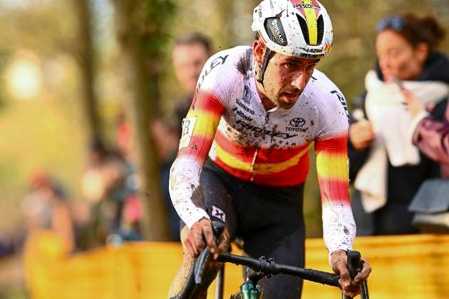 Telenet Superprestige cyclocross Deurne 2024 DEURNE, BELGIUM - NOVEMBER 11 : Orts Lloret Felipe (SPA) of Ridley Racing Team during the 3th leg of the men Elite Telenet Superprestige cyclocross series 2024-2025 in Deurne, Belgium, 11 11 2024 Deurne Belgium  Copyright: xGvgx