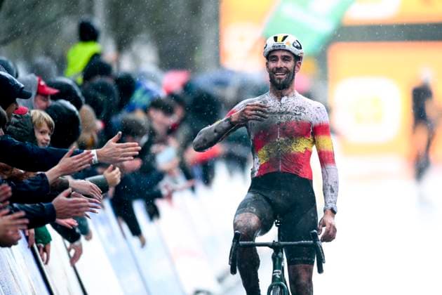 Telenet Superprestige cyclocross Niel 2024 NIEL, BELGIUM - NOVEMBER 11 : Orts Lloret Felipe (SPA) of Ridley Racing Team during the 3th leg of the men Elite Telenet Superprestige cyclocross series 2024-2025 in Niel, Belgium, 11 11 2024 Niel Belgium  Copyright: xGvgx