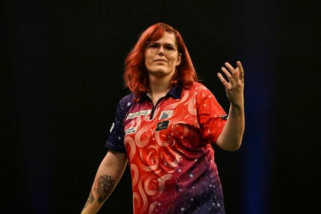 12th November 2024, WV Active, Aldersley, Wolverhampton, England; 2024 PDC Grand Slam of Darts, Day 4; Noa-Lynn van Leuven misses a double  ActionPlus12714588 GodfreyxPitt
