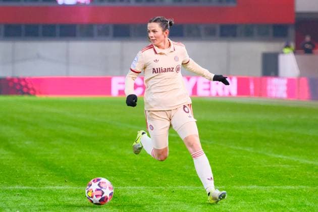Tuva Hansen (6, FC Bayern München) beim Spiel FC Bayern München v Valerenga IF, Fußball, UEFA Women s Champions League 2024 2025, 3.Spieltag am 12.11.2024 in München, FC Bayern Campus. DFL and DFB regulations prohibit any use of photographs as image sequences and or quasi-video. Bayern Deutschland
