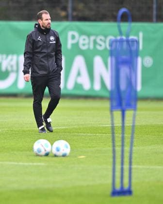 13.11.2024 - Fussball - 2. Bundesliga - Saison 2024 2025 - SpVgg Greuther Fürth Fuerth ( Kleeblatt ) - Training - - xwoxzix - Jan Siewert ( Trainer SpVgg Greuther Fürth )