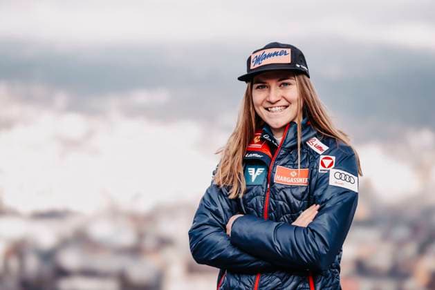 Ski jumping, Skispringen, Ski, nordisch - media day Team AUT INNSBRUCK,AUSTRIA,14.NOV.24 - NORDIC SKIING, SKI JUMPING - Ski Austria, media event. Image shows Sara Marita Kramer (AUT).  GEPAxpictures xPatrickxSteiner