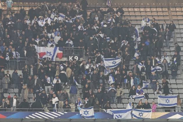 Sport Bilder des Tages Football France-Israël PHOTOPQR LE PARISIEN Fred Dugit ; Saint-Denis ; 14 11 2024 ; Sports Saint-Denis (93), le 14 11 2024 5e journée de la Ligue des nations de football France-Israël au Stade de France. Photo LP Fred Dugit Saint denis, France, nov 14th 2024 5th day of the Nations League football France - Israel at the Stade de France