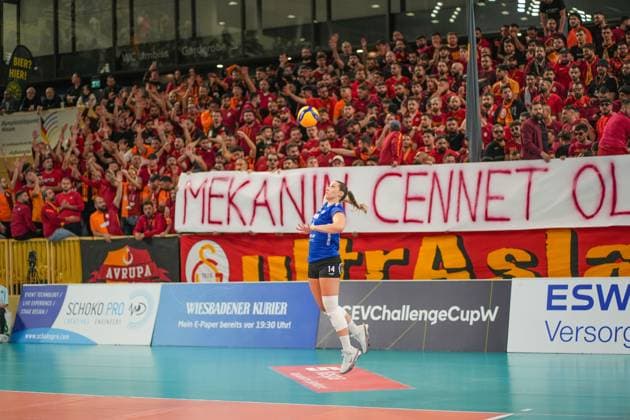 VOLLEYBALL - CHALLENGE CUP 2025 WOMEN - VC Wiesbaden - Galatasaray Daikin ISTANBUL - 14.11.24, WASSERFALLER Jonna (VCW), -