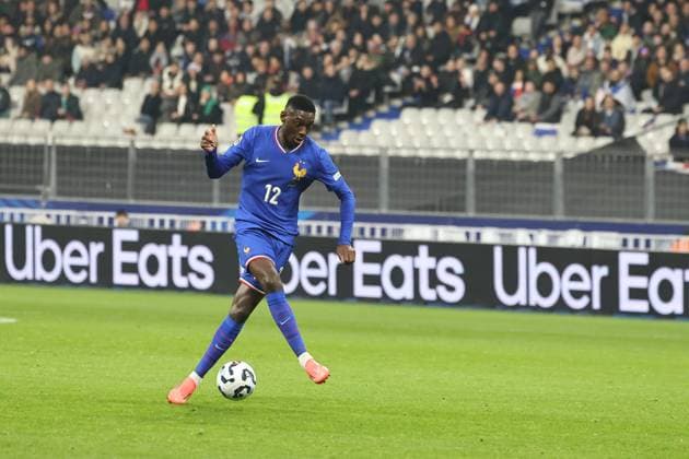 Football France-Israël PHOTOPQR LE PARISIEN Fred Dugit ; Saint-Denis ; 14 11 2024 ; Sports Saint-Denis (93), le 14 11 2024 5e journée de la Ligue des nations de football France-Israël au Stade de France. Photo LP Fred Dugit Randal Kolo Muani Saint denis, France, nov 14th 2024 5th day of the Nations League football France - Israel at the Stade de France