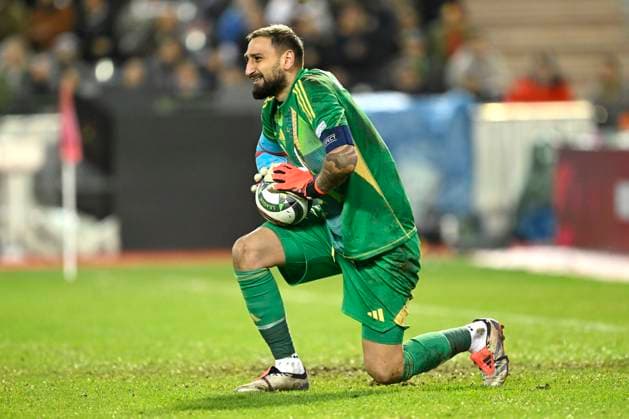 Belgium v Italy - UEFA Nations League 14 11 2024 BRUSSELS, BELGIUM - NOVEMBER 14 : Donnarumma Gianluigi goalkeeper of Italy during the UEFA Nations League tournament League A Phase Group A2 match between Belgium and Italy on November 14, 2024 in Brussels, Belgium, 14 11 2024 Brussels Belgium  Copyright: xNicoxVereeckenx