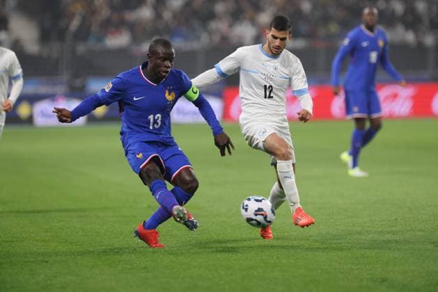 RECORD DATE NOT STATED FRANCE - ISRAEL PHOTOPQR LE PARISIEN Olivier Lejeune ; ; ; L équipe de France de football reçoit Israël, jeudi 14 novembre, au Stade de France à Saint-Denis, pour une rencontre de Ligue des nations. PH O.LEJEUNE JEUDI 14 NOVEMBRE 2024 Ngolo Kante Saint denis, France, nov 14th 2024 5th day of the Nations League football France - Israel at the Stade de France France  Copyright: xPHOTOPQR LExPARISIEN MAXPPPxLP OlivierxLejeunex 20241114LPA9269 20241114LPA9269