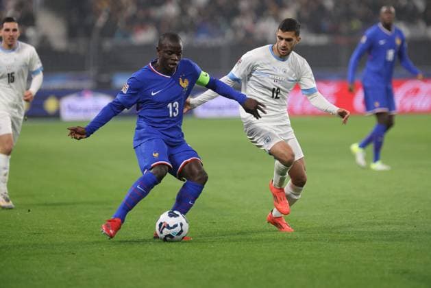 RECORD DATE NOT STATED FRANCE - ISRAEL PHOTOPQR LE PARISIEN Olivier Lejeune ; ; ; L équipe de France de football reçoit Israël, jeudi 14 novembre, au Stade de France à Saint-Denis, pour une rencontre de Ligue des nations. PH O.LEJEUNE JEUDI 14 NOVEMBRE 2024 Ngolo Kante Saint denis, France, nov 14th 2024 5th day of the Nations League football France - Israel at the Stade de France France  Copyright: xPHOTOPQR LExPARISIEN MAXPPPxLP OlivierxLejeunex 20241114LPA9271 20241114LPA9271