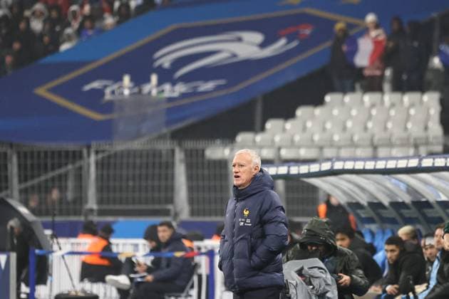 Football France-Israël PHOTOPQR LE PARISIEN Fred Dugit ; Saint-Denis ; 14 11 2024 ; Sports Saint-Denis (93), le 14 11 2024 5e journée de la Ligue des nations de football France-Israël au Stade de France. Photo LP Fred Dugit Didier Deschamps Saint denis, France, nov 14th 2024 5th day of the Nations League football France - Israel at the Stade de France