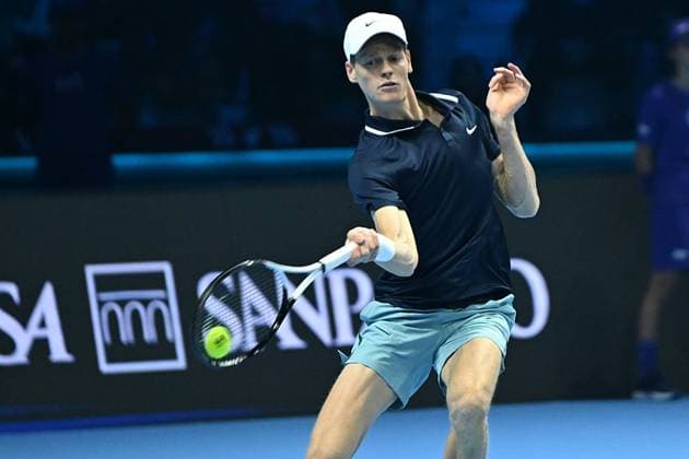 ATP, Tennis Herren Finals Jannick Sinner during the ATP Finals,Turin Italy, Nov 14th, 2024 Imago-Images Emmefoto Copyright: xImago-Images Emmefotox