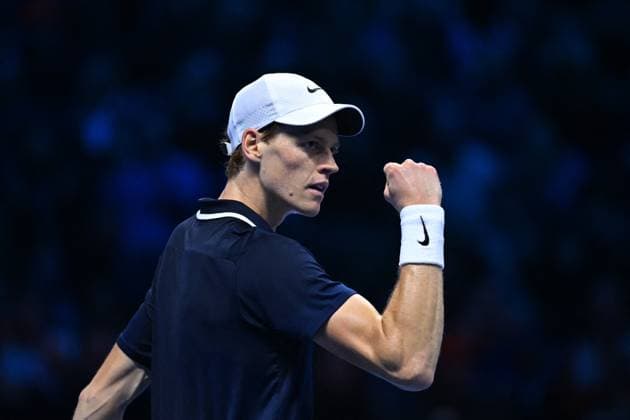Nitto ATP, Tennis Herren Finals - Sinner Ousts Fritz Jannik Sinner (ITA) during his third match at the 2024 Nitto ATP Finals in Turin, Italy, on November 14, 2024. Photo by Corinne Dubreuil ABACAPRESS.COM Turin Italy  Copyright: xDubreuilxCorinne ABACAx