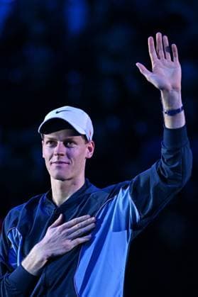 Nitto ATP, Tennis Herren Finals - Sinner Ousts Fritz Jannik Sinner (ITA) during his third match at the 2024 Nitto ATP Finals in Turin, Italy, on November 14, 2024. Photo by Corinne Dubreuil ABACAPRESS.COM Turin Italy  Copyright: xDubreuilxCorinne ABACAx