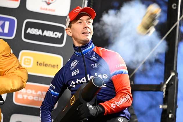 2024 Superprestige Cyclocross Merksplas MERKSPLAS, BELGIUM - NOVEMBER 16 : Van Der Haar Lars (NED) in action during the 4th leg of the men elite 2024 - 2025 Telenet Superprestige cyclocross race : the Aardbeiencross of Merksplas on November 16, 2024 in Merksplas, Belgium, 16 11 2024 Merksplas Belgium  Copyright: xNicoxVereeckenx