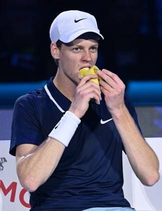 November 16, 2024, Turin, Italy: Jannik Sinner of Italy plays the match against Casper Ruud of Norway during the match of Nitto ATP, Tennis Herren Finals in Turin, Italy, 16 November 2024 ..The ATP men s single world number 1 is preparing for the ATP Finals that will run from 10-17 November in Turin ANSA ALESSANDRO DI MARCO NITTO ATP FINALS TORINO 2024  - ZUMAa110 20241116_zaf_a110_015 Copyright: xAlessandroxDixMarcox