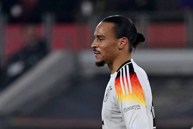 16.11.2024, xjrdrx, Fussball UEFA Nations League, Deutschland - Bosnien-Herzegowina emspor, v.l. Leroy Sane (Deutsche Fussball Nationalmannschaft DFB) (DFL DFB REGULATIONS PROHIBIT ANY USE OF PHOTOGRAPHS as IMAGE SEQUENCES and or QUASI-VIDEO) Freiburg