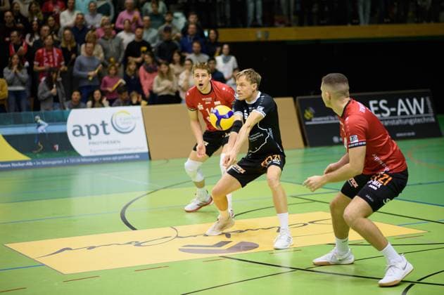, TV Rottenburg vs. L.E. Volleys, Volleyball, 2. Bundesliga Sued, 7. Spieltag, Saison 2024 2025, 16.11.2024, TV Rottenburg vs. L.E. Volleys, Volleyball, 2. Bundesliga Sued, 7. Spieltag, Saison 2024 2025, 16.11.2024 Rottenburg Copyright: xEibner-Pressefoto RalphxKunzex EP_RKE