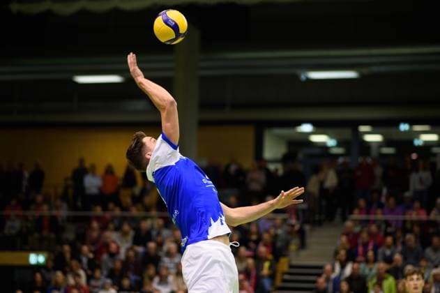 Yannik Siebeck (L.E. Volleys, 06) im Angriff TV Rottenburg vs. L.E. Volleys, Volleyball, 2. Bundesliga Sued, 7. Spieltag, Saison 2024 2025, 16.11.2024, TV Rottenburg vs. L.E. Volleys, Volleyball, 2. Bundesliga Sued, 7. Spieltag, Saison 2024 2025, 16.11.2024 Rottenburg Copyright: xEibner-Pressefoto RalphxKunzex EP_RKE