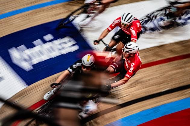 KESSLER Bruno, BOOS Benjamin: Lotto Zesdaagse Vlaanderen - Gent 2024 KESSLER Bruno - BOOS Benjamin ( GER ) Team 10 Germany - Querformat - quer - horizontal - Landscape - Event Veranstaltung: Lotto Zesdaagse Vlaanderen Gent 2024 - Category Kategorie: Cycling - Track cycling, Rad, Radsport, Bahnrad, Bahn Sixdays - Elite Men U23 - Beloften - Location Ort: Europe Belgium - Gent - Citadelpark - tÂ Kuipke - Discipline: Madison - Distance: ... m - Date Datum: 16.11.2024 Saturday Day 7 -
