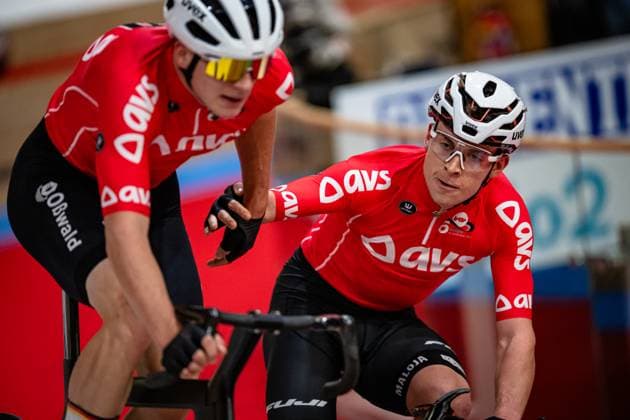 KESSLER Bruno, BOOS Benjamin: Lotto Zesdaagse Vlaanderen - Gent 2024 KESSLER Bruno - BOOS Benjamin ( GER ) Team 10 Germany - Querformat - quer - horizontal - Landscape - Event Veranstaltung: Lotto Zesdaagse Vlaanderen Gent 2024 - Category Kategorie: Cycling - Track cycling, Rad, Radsport, Bahnrad, Bahn Sixdays - Elite Men U23 - Beloften - Location Ort: Europe Belgium - Gent - Citadelpark - tÂ Kuipke - Discipline: Madison - Distance: ... m - Date Datum: 16.11.2024 Saturday Day 7 -